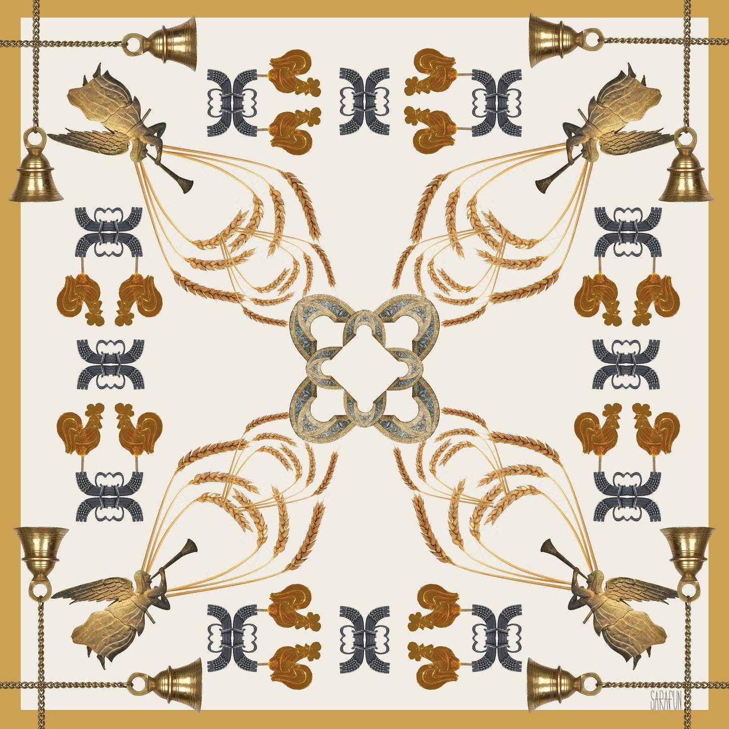 Harvest Silk Scarf