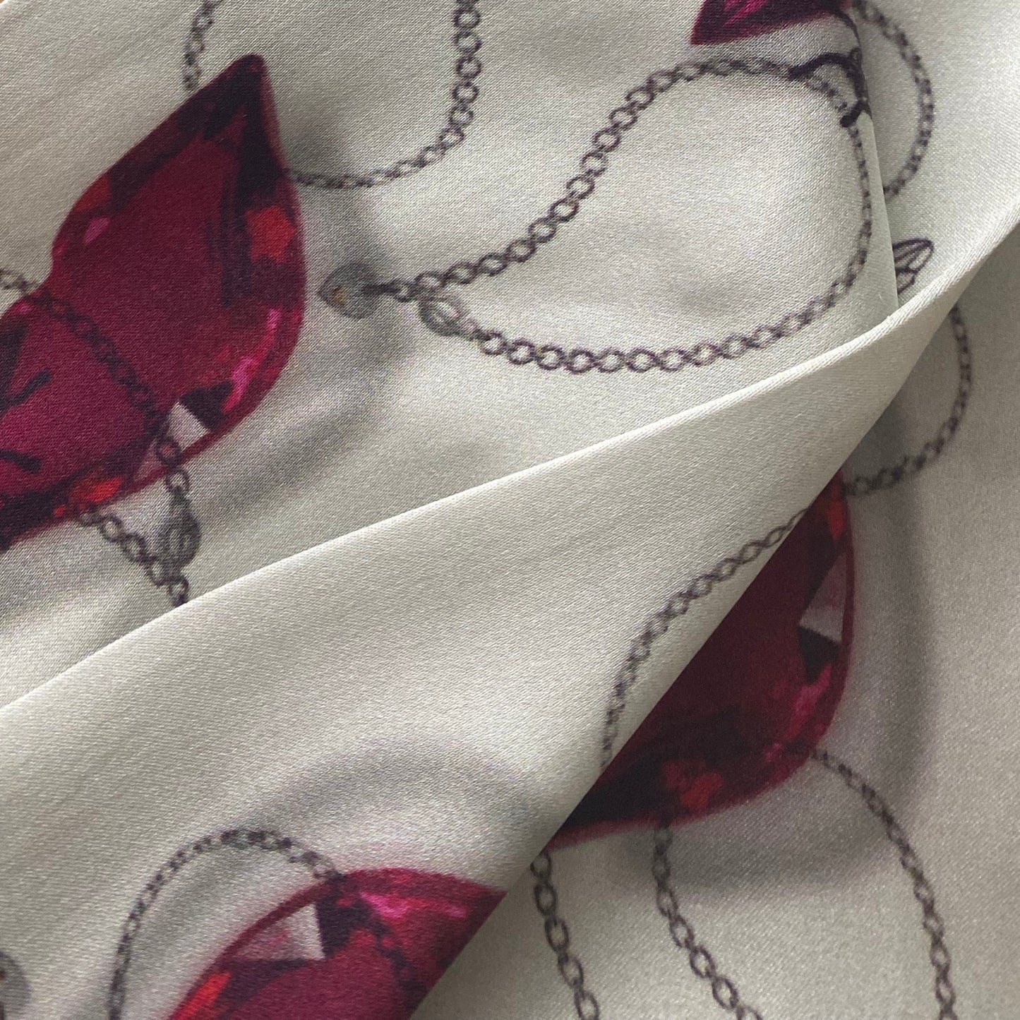 Lips Twilly Silk Scarf