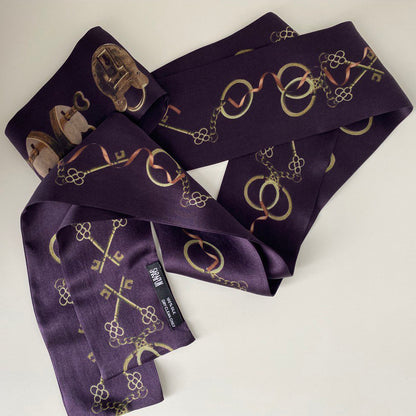 Padlock Twilly Silk Scarf